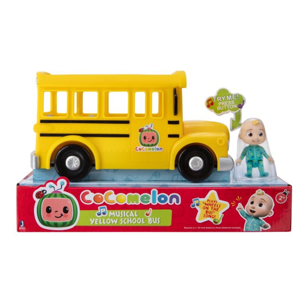 Cocomelon JJ school bus NEW
